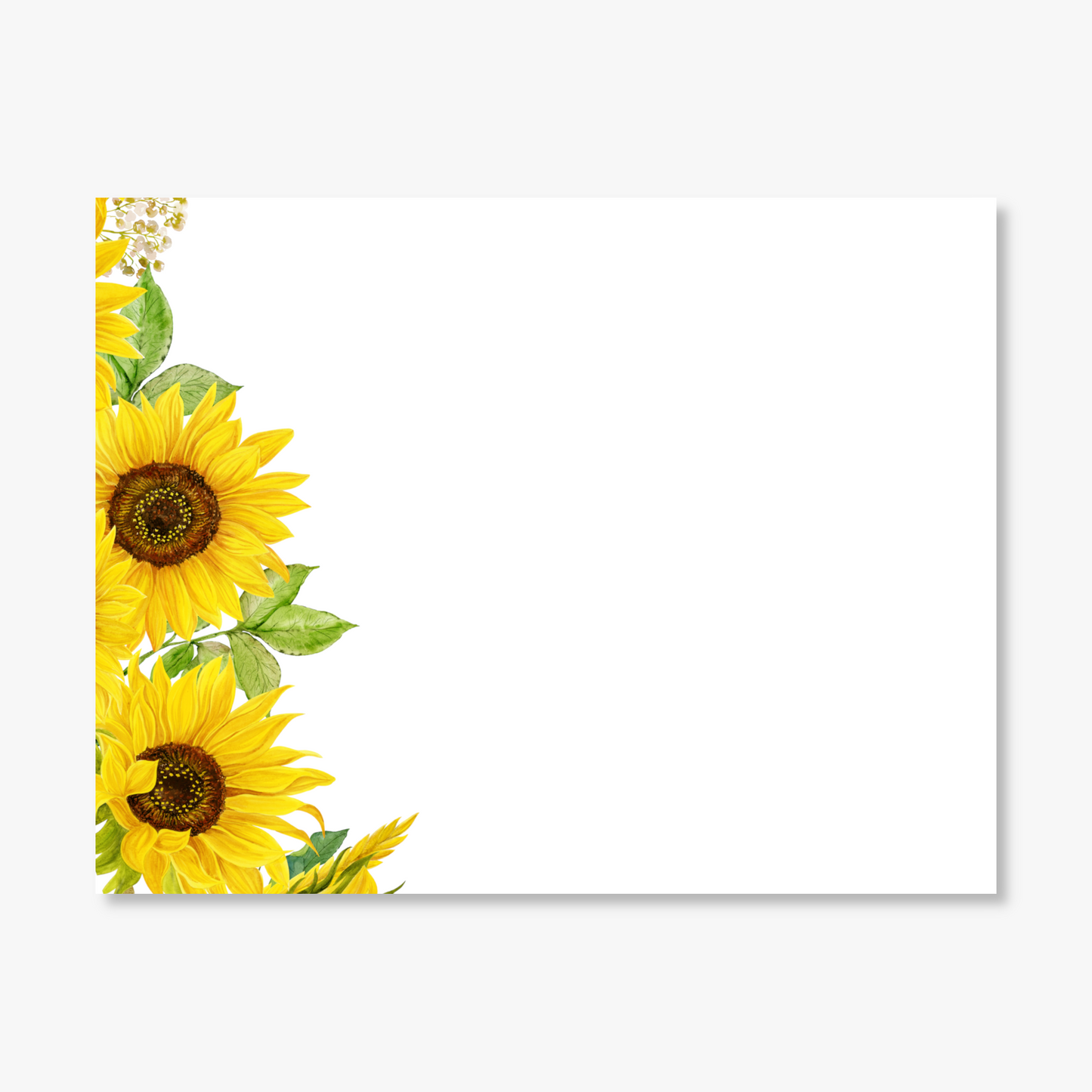 Bold Sunflower Stationery Set