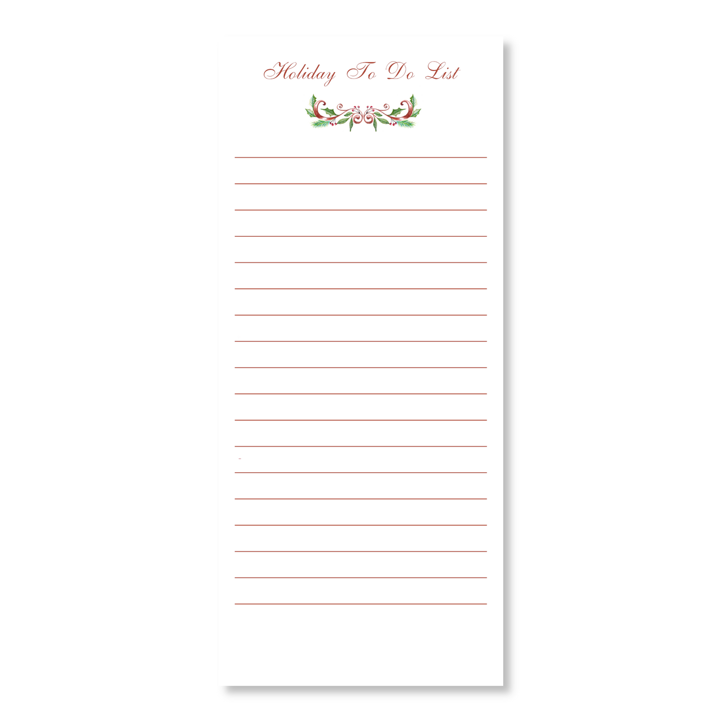 Holiday To Do List