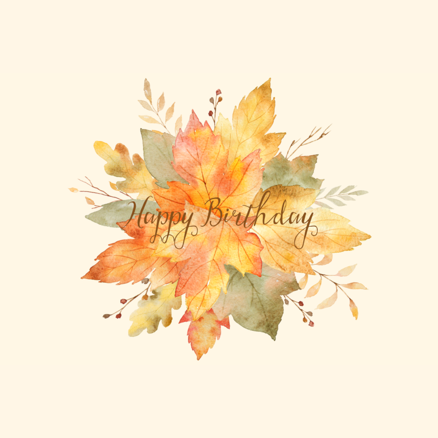 Autumn Leaf Gift Enclosure Card