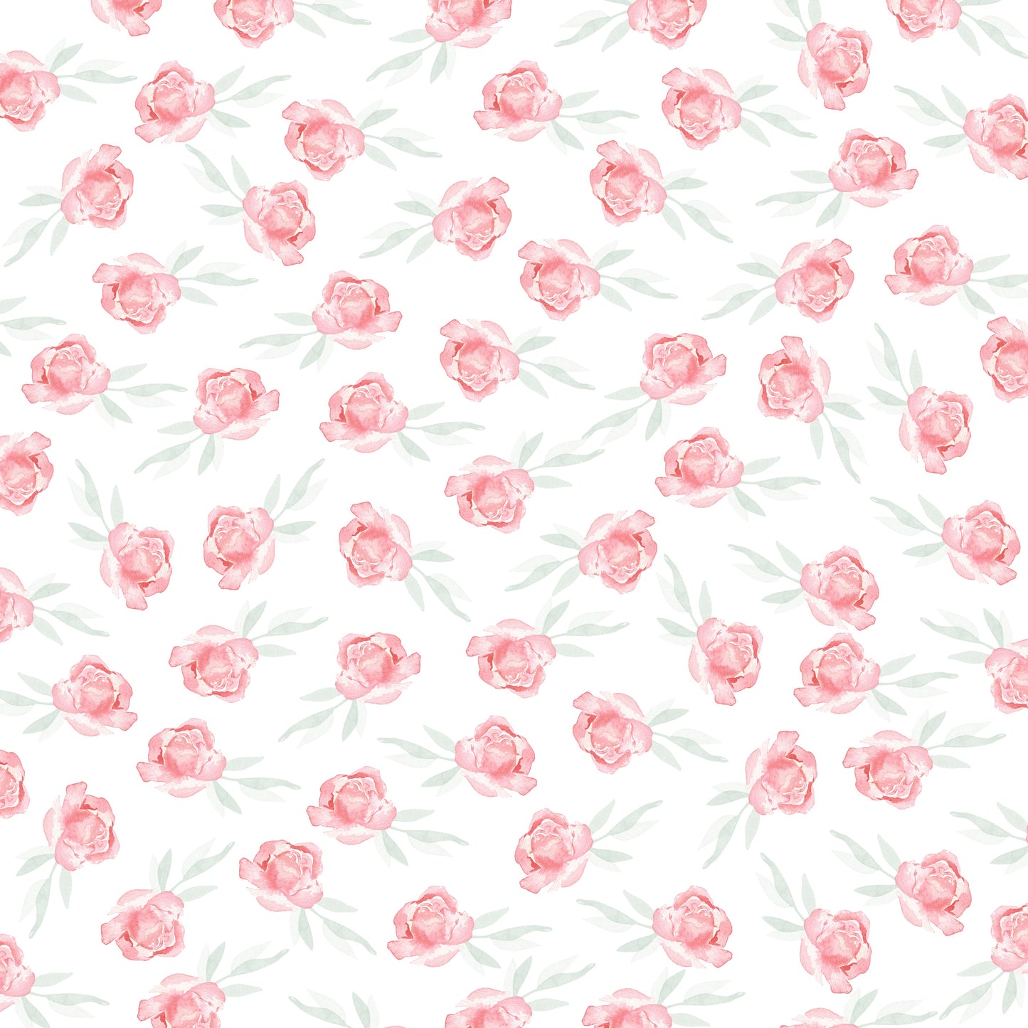 Digital Pink Rosebud Envelope Liner