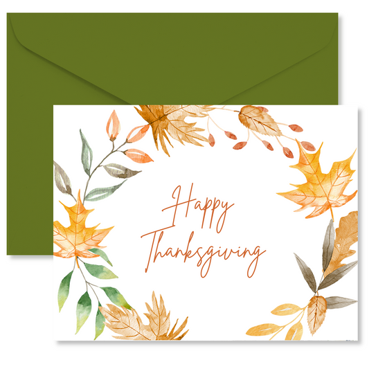 Happy Thanksgiving Note Cards