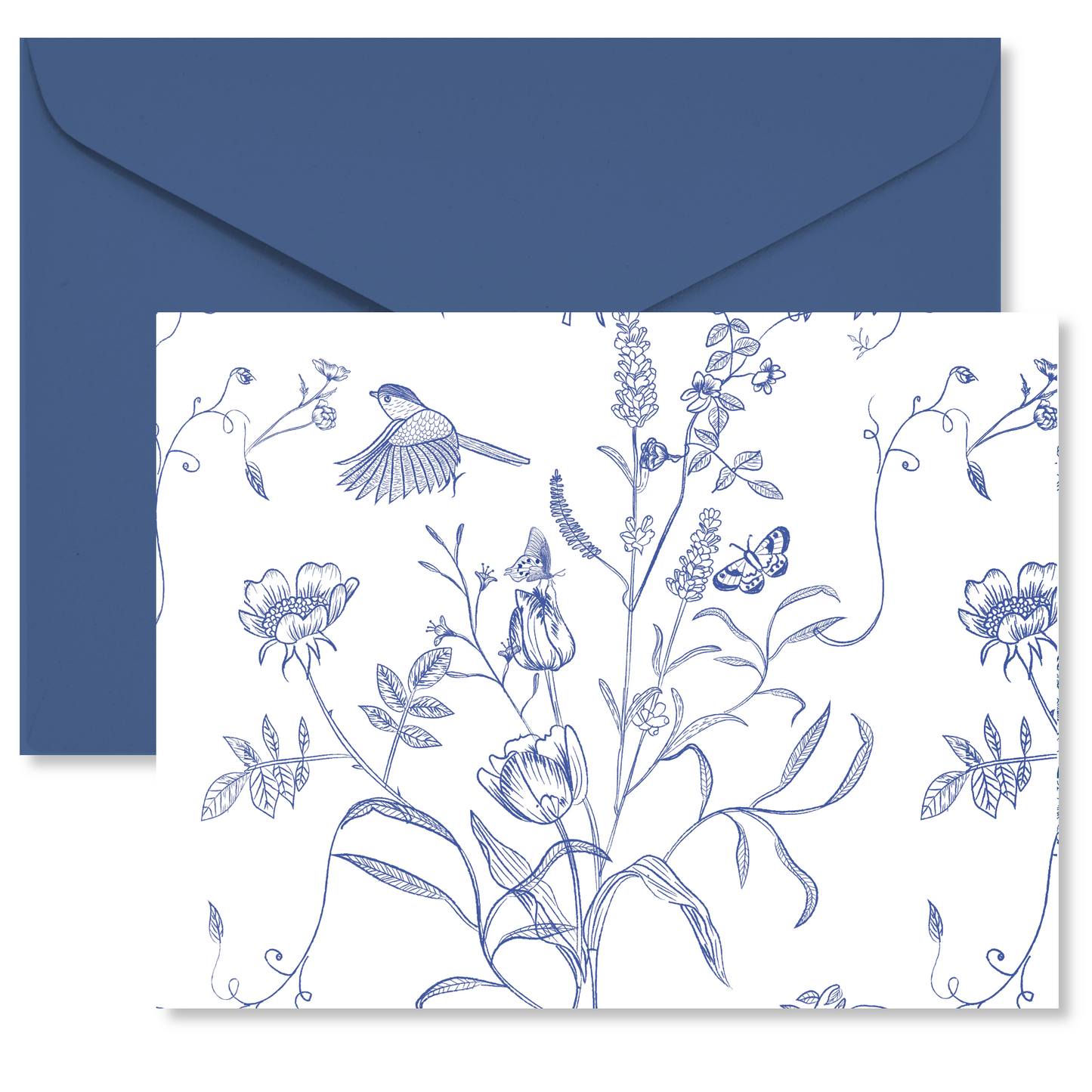 Chinoiserie Line Art Note Cards