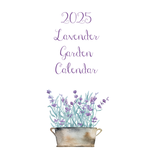 2025 Lavender Garden Calendar