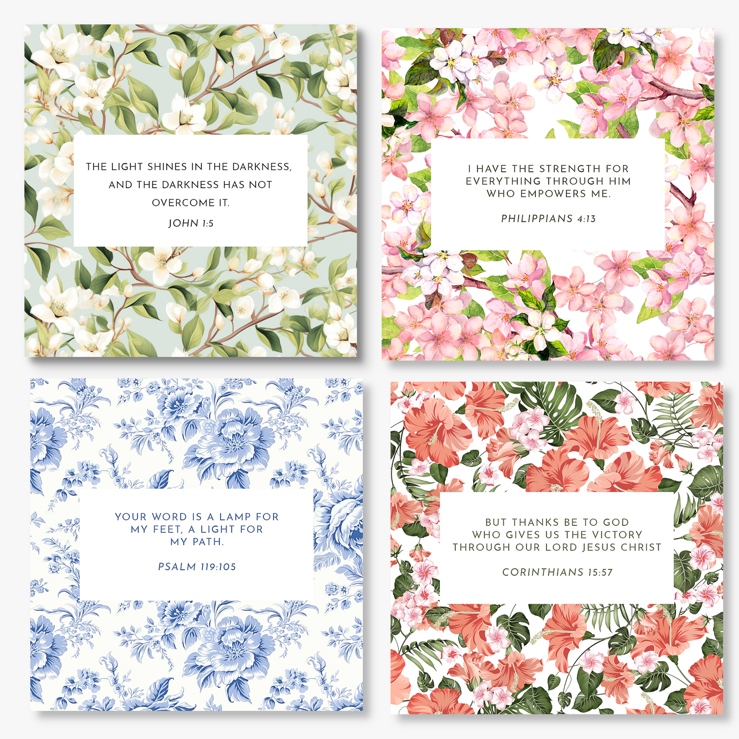 Printed Scripture Cards