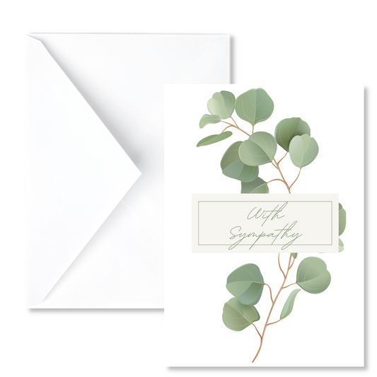 Eucalyptus Sympathy Card