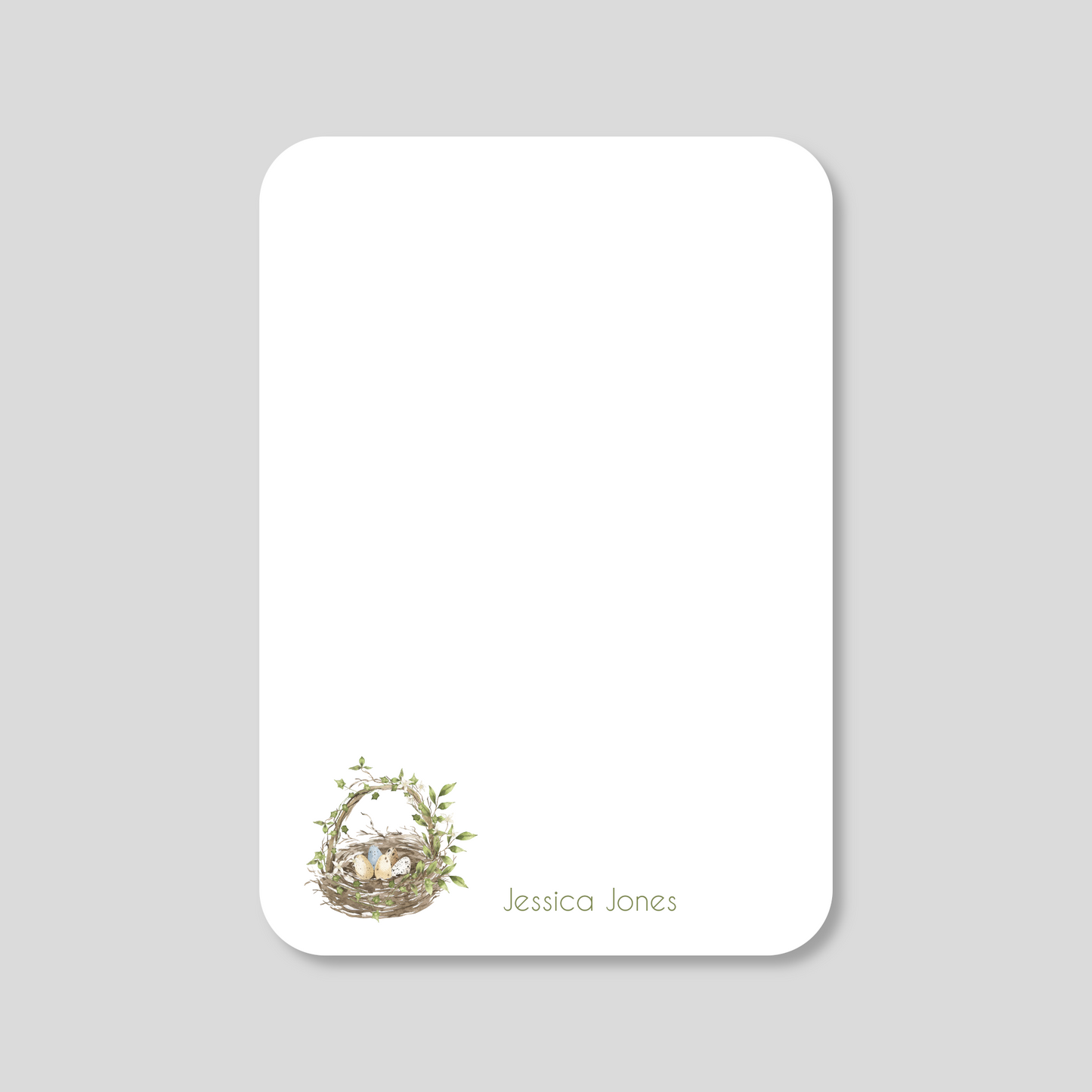 Birdnest Basket Mini Note Cards