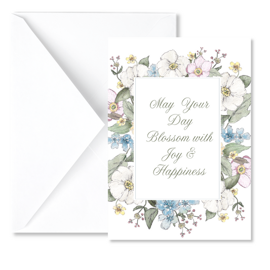 Summer Flowers Birthday Card