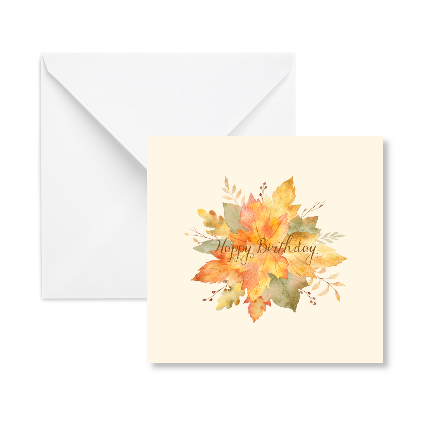 Autumn Leaf Gift Enclosure Card