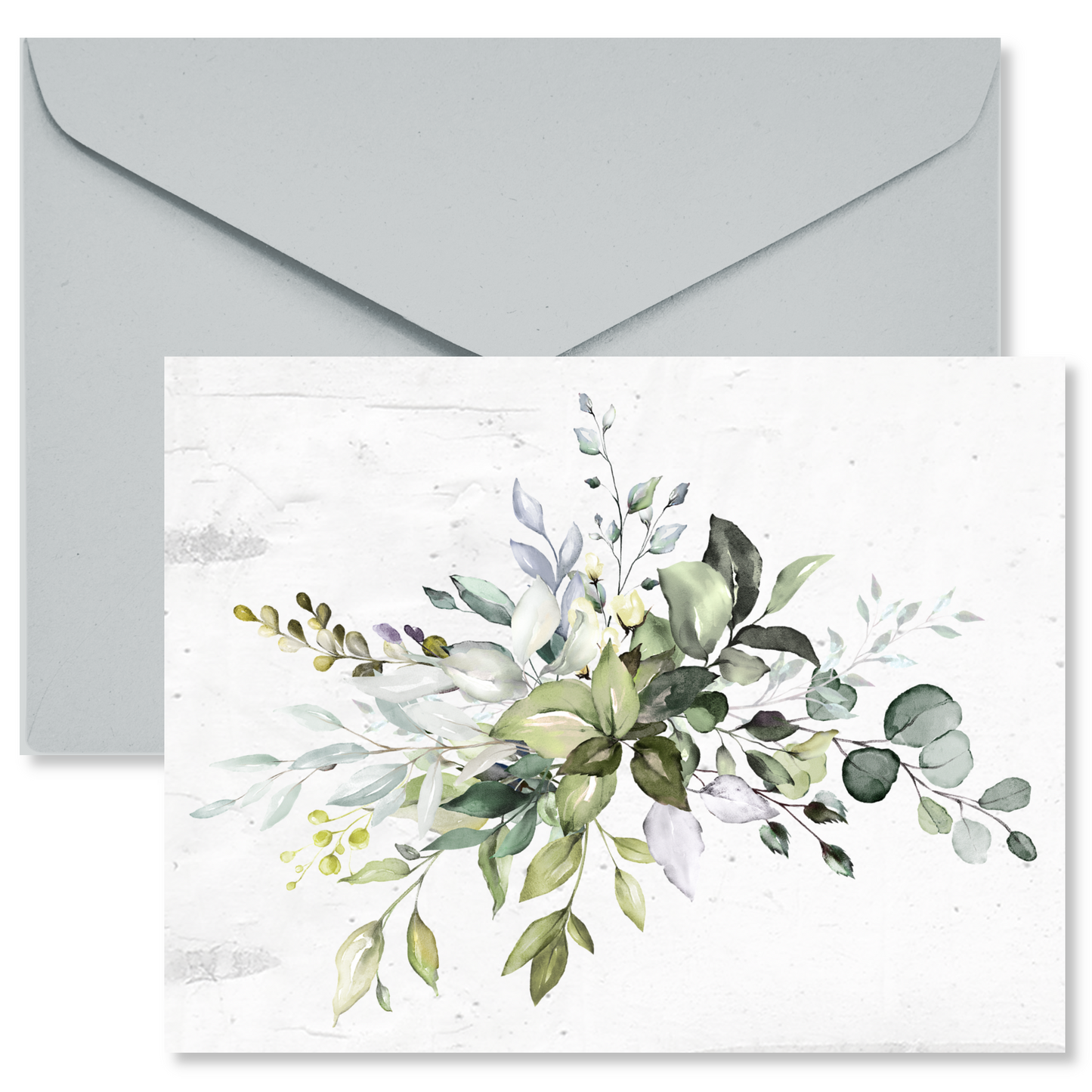 Greenery Bouquet Note Cards