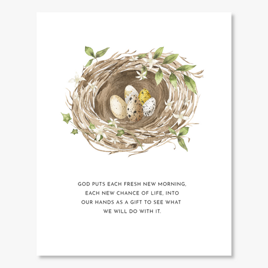 Bird's Nest Wall Print