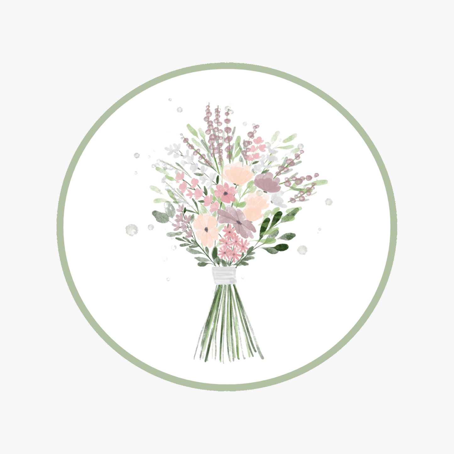 Floral Bouquet Stickers