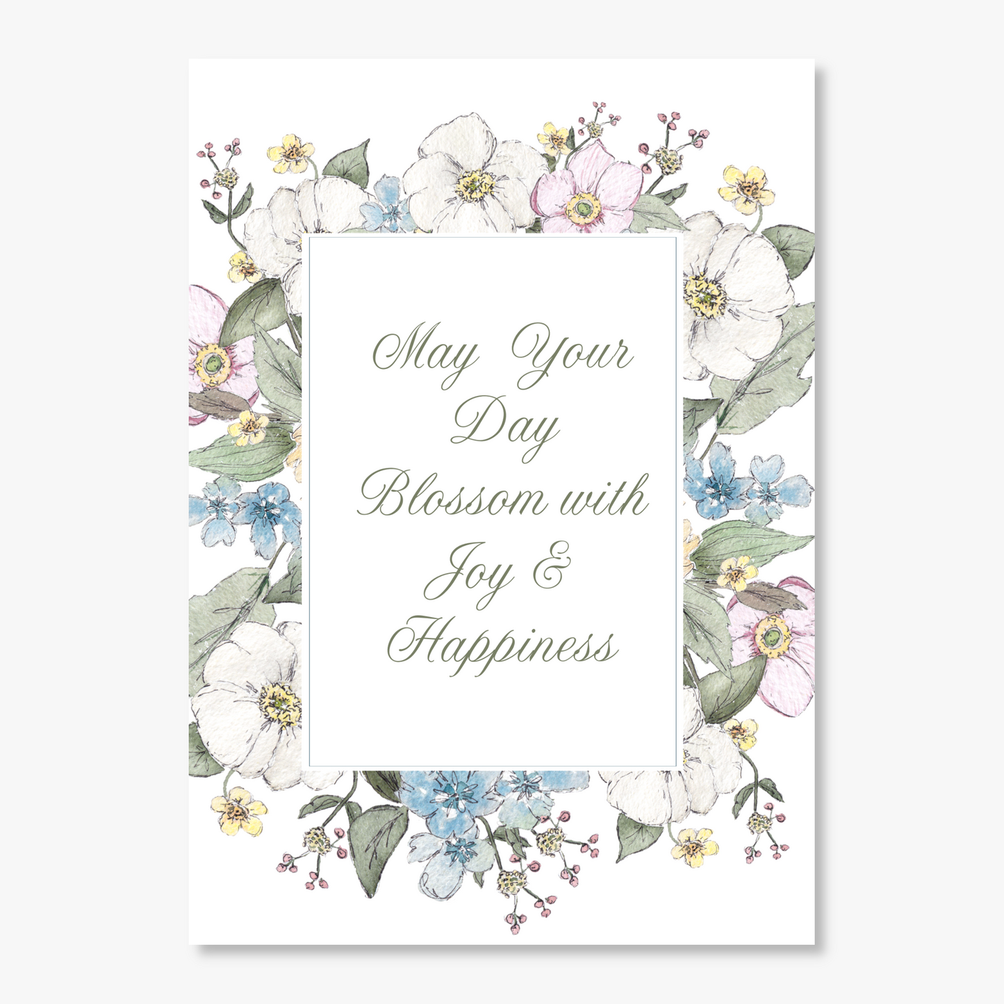 Summer Flowers Birthday Card