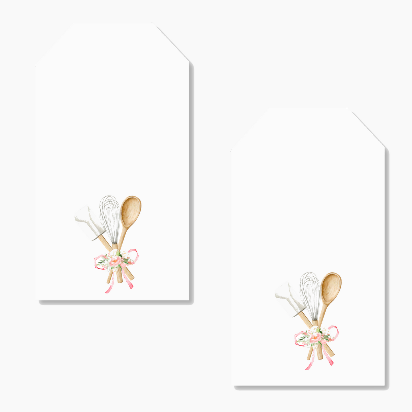 Kitchen Utensils Printed Gift Tag